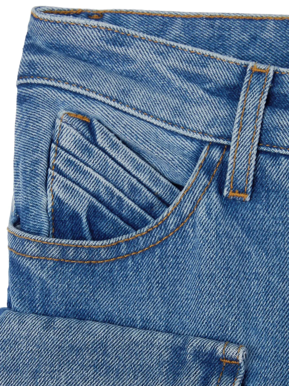 Attico Essie Jeans In Blue