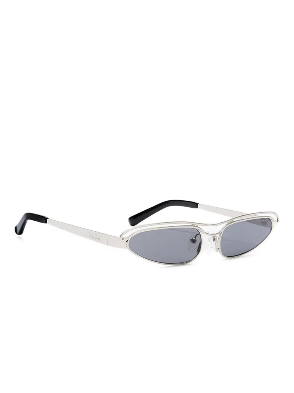 The Attico cat-eye sunglasses - Zilver