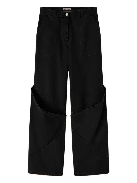 The Attico pantalones anchos con paneles