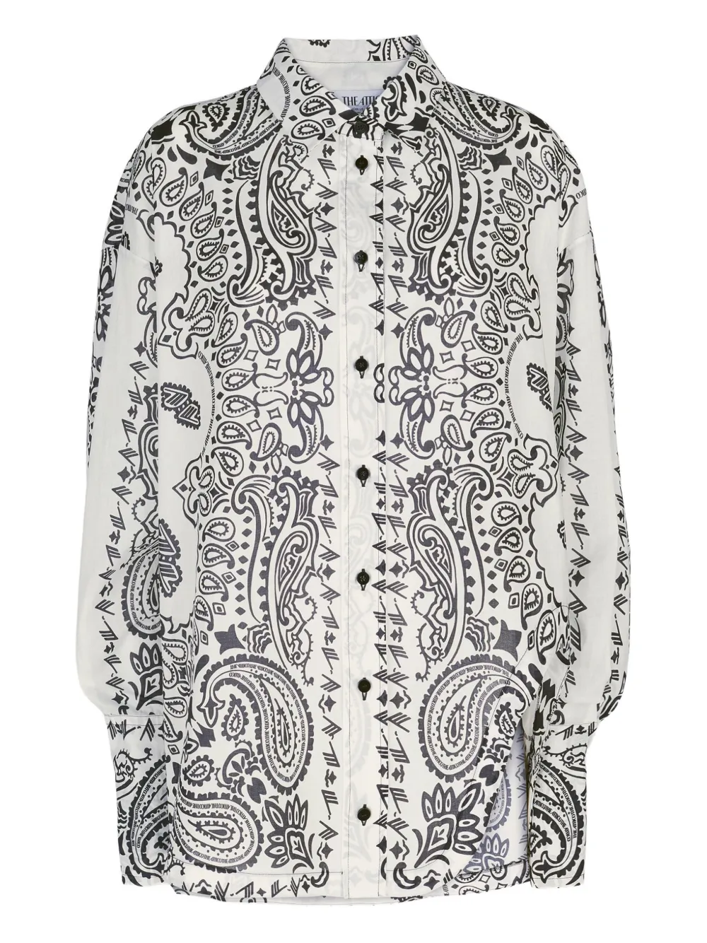 The Attico paisley-print shirt | White | Image 1