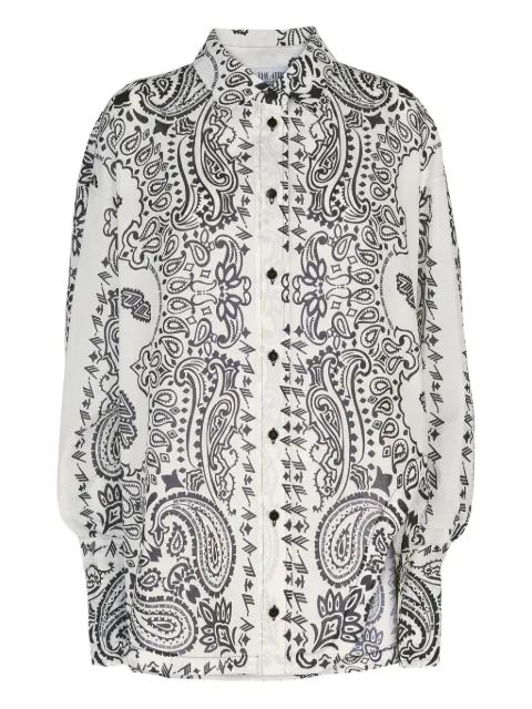 The Attico paisley-print shirt