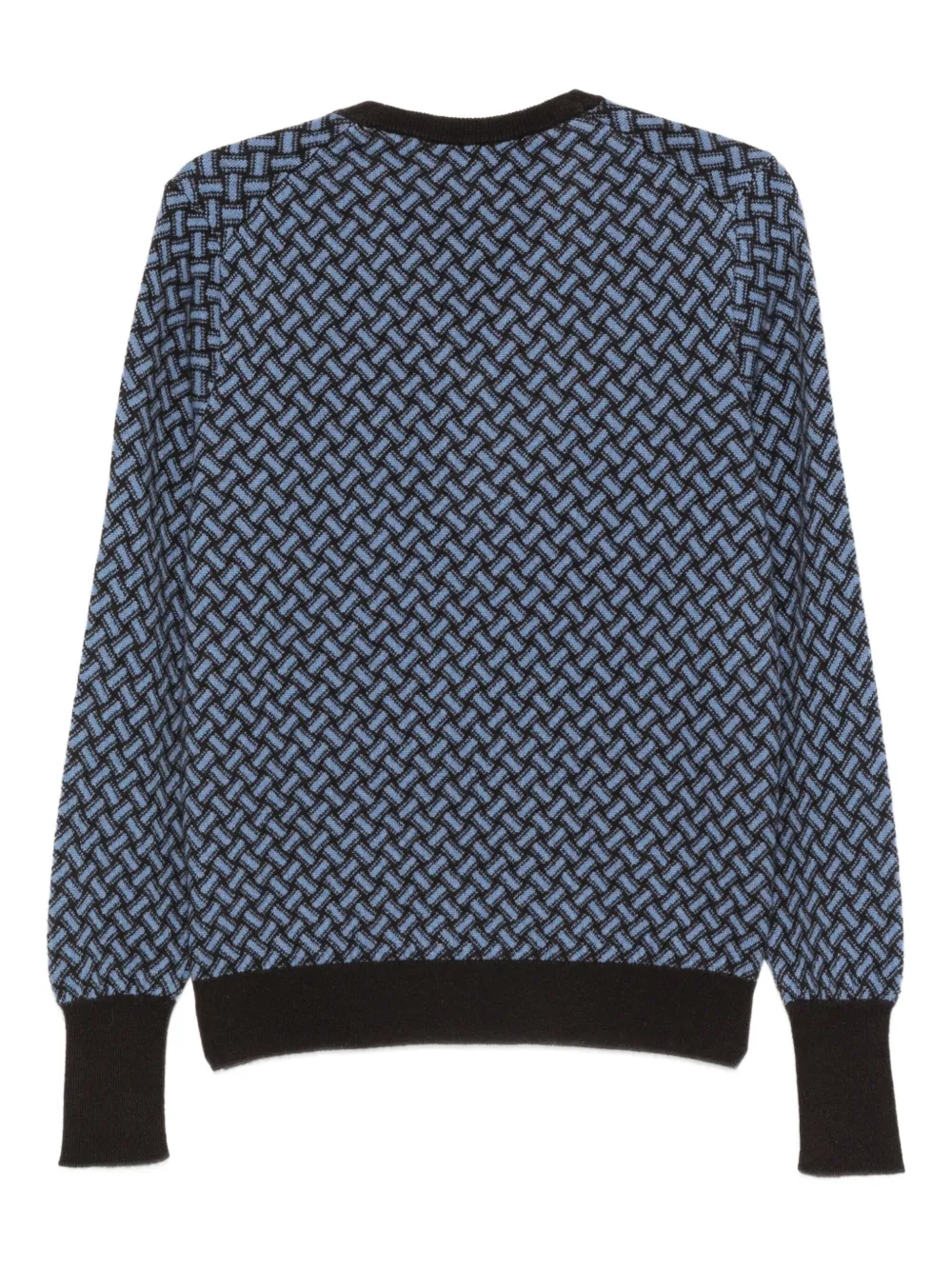 Drumohr V-neck geometric-pattern sweater | Knitted Sweaters | Image 2