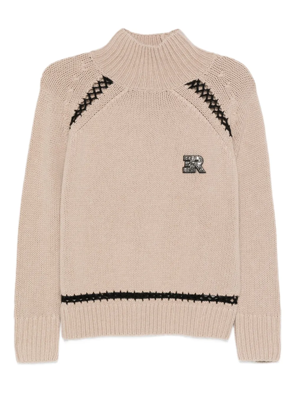 ERMANNO FIRENZE  wool blend sweater | Neutrals | Image 1