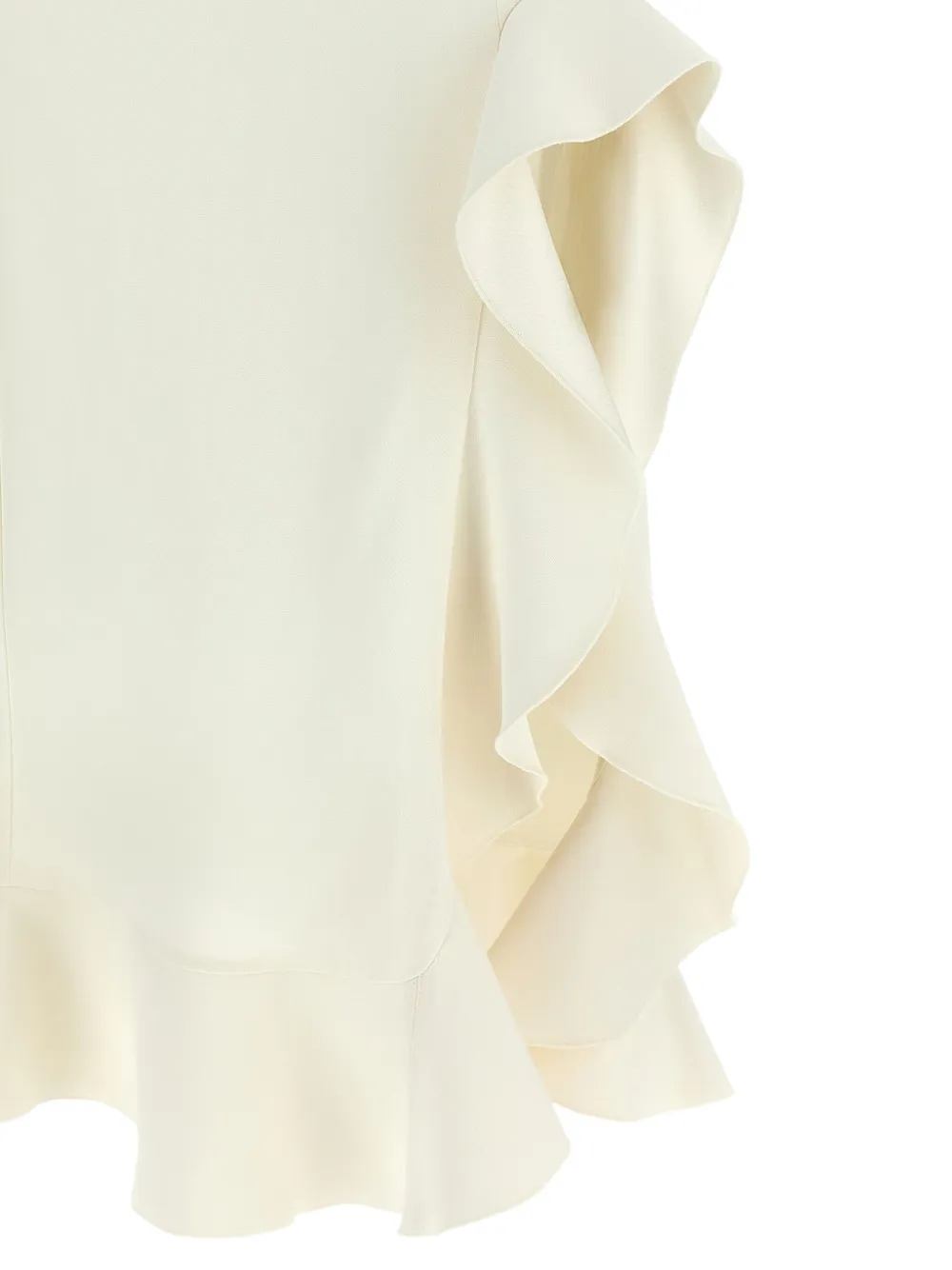 PINKO Jurk met ruches Wit