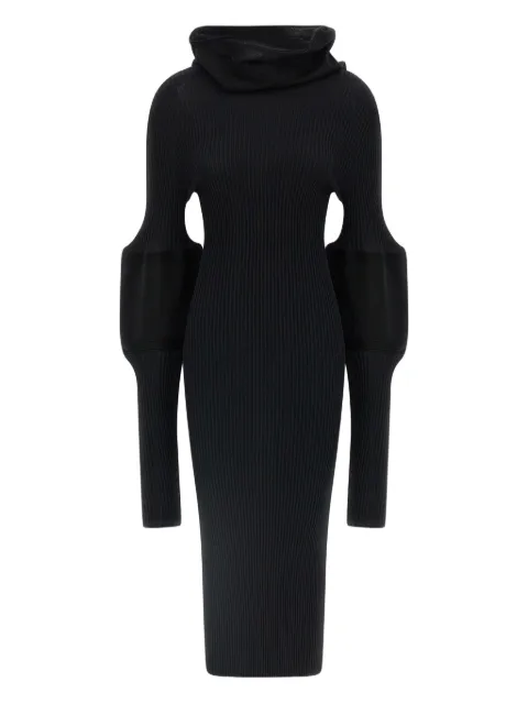 Issey Miyake high-neck maxi dress