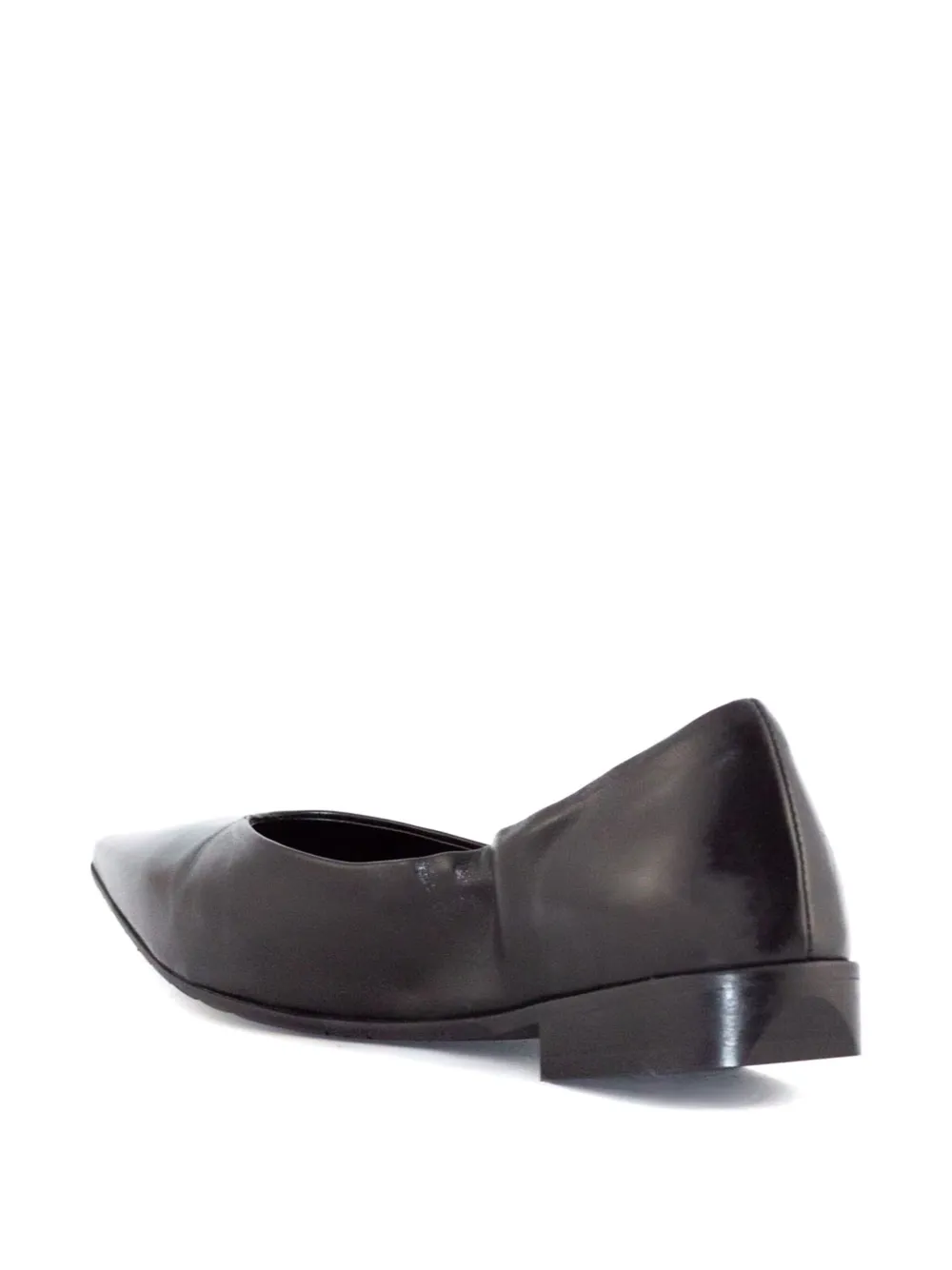 mara bini Leren ballerina's Zwart