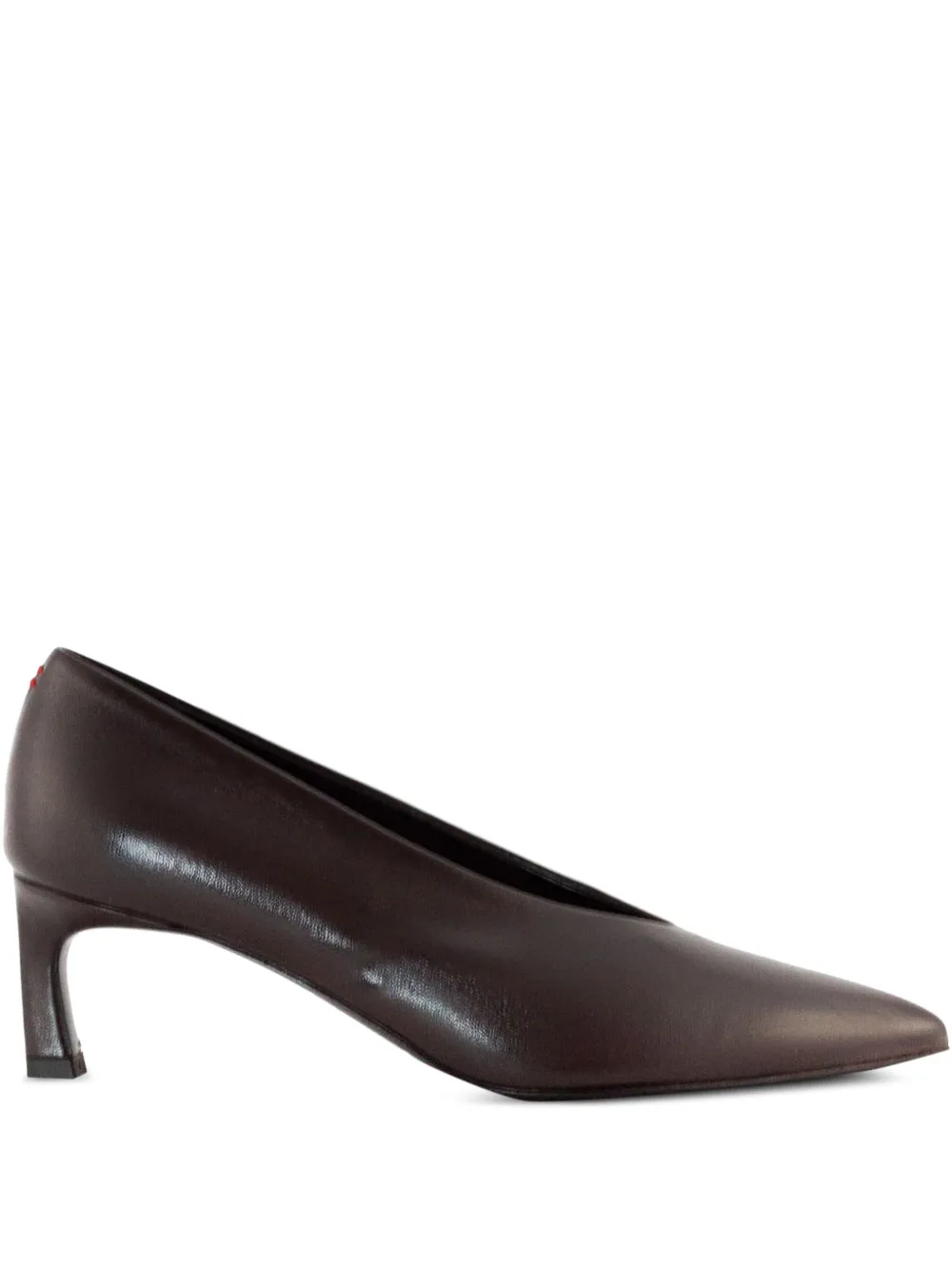 Halmanera 50 mm Vale pumps met hak Bruin