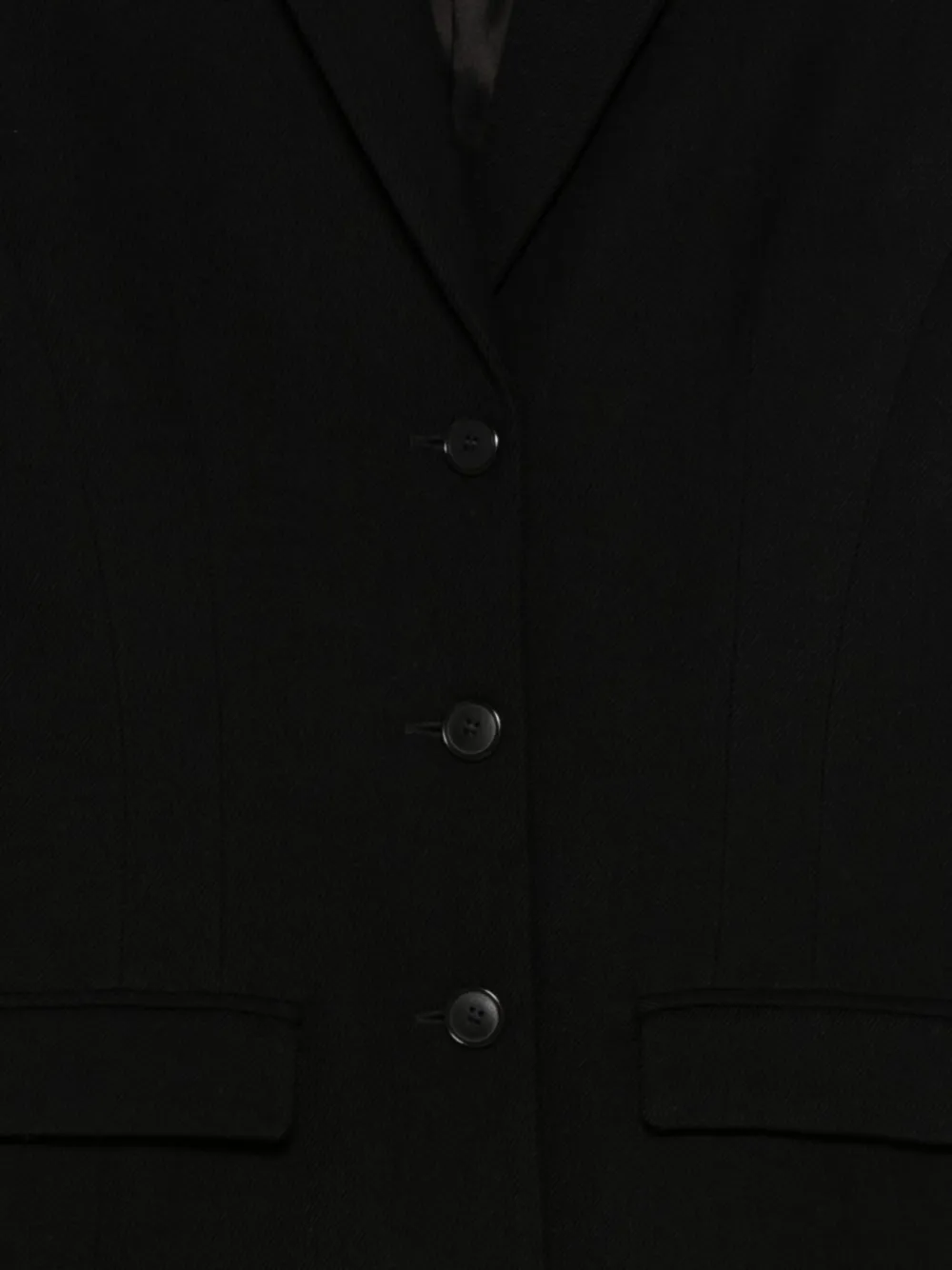 Pre-owned A.n.g.e.l.o. Vintage Cult 2000s Single-breasted Coat In Black