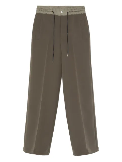 sacai drawstring-waist trousers