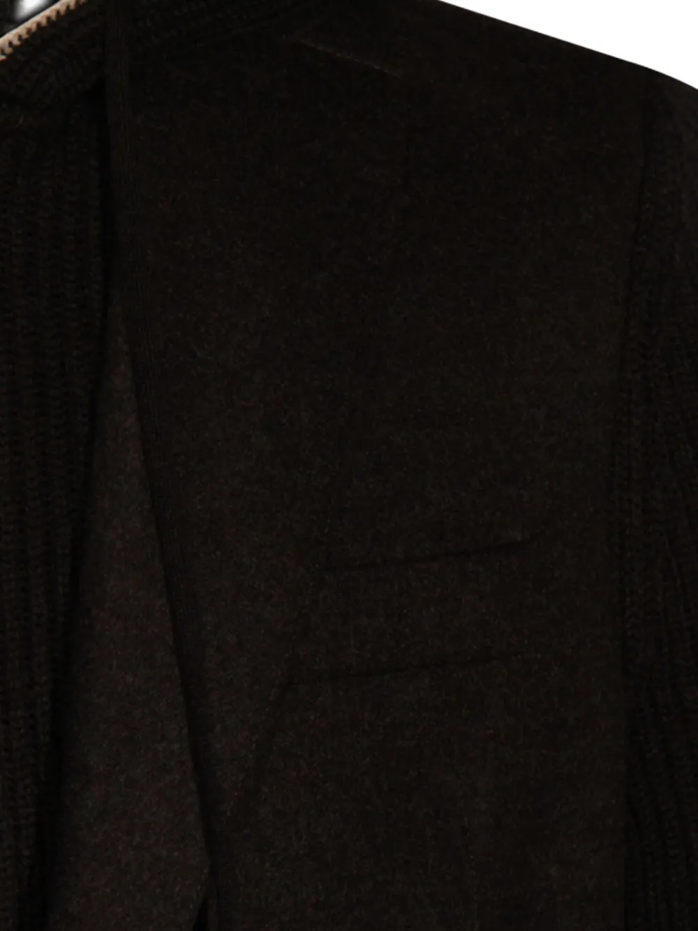 Eleventy Wool Hooded Jacket In Brown