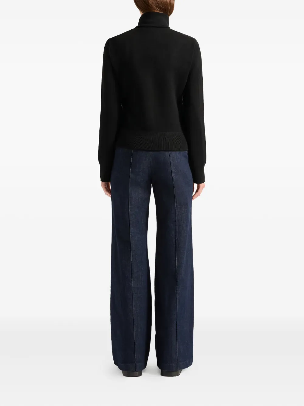 Fusalp Somarra gewatteerd gebreid bomberjack Zwart