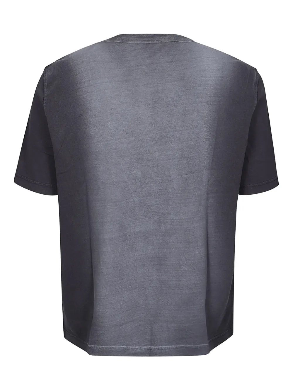 Diesel Katoenen T-shirt met ombré-effect - Zwart