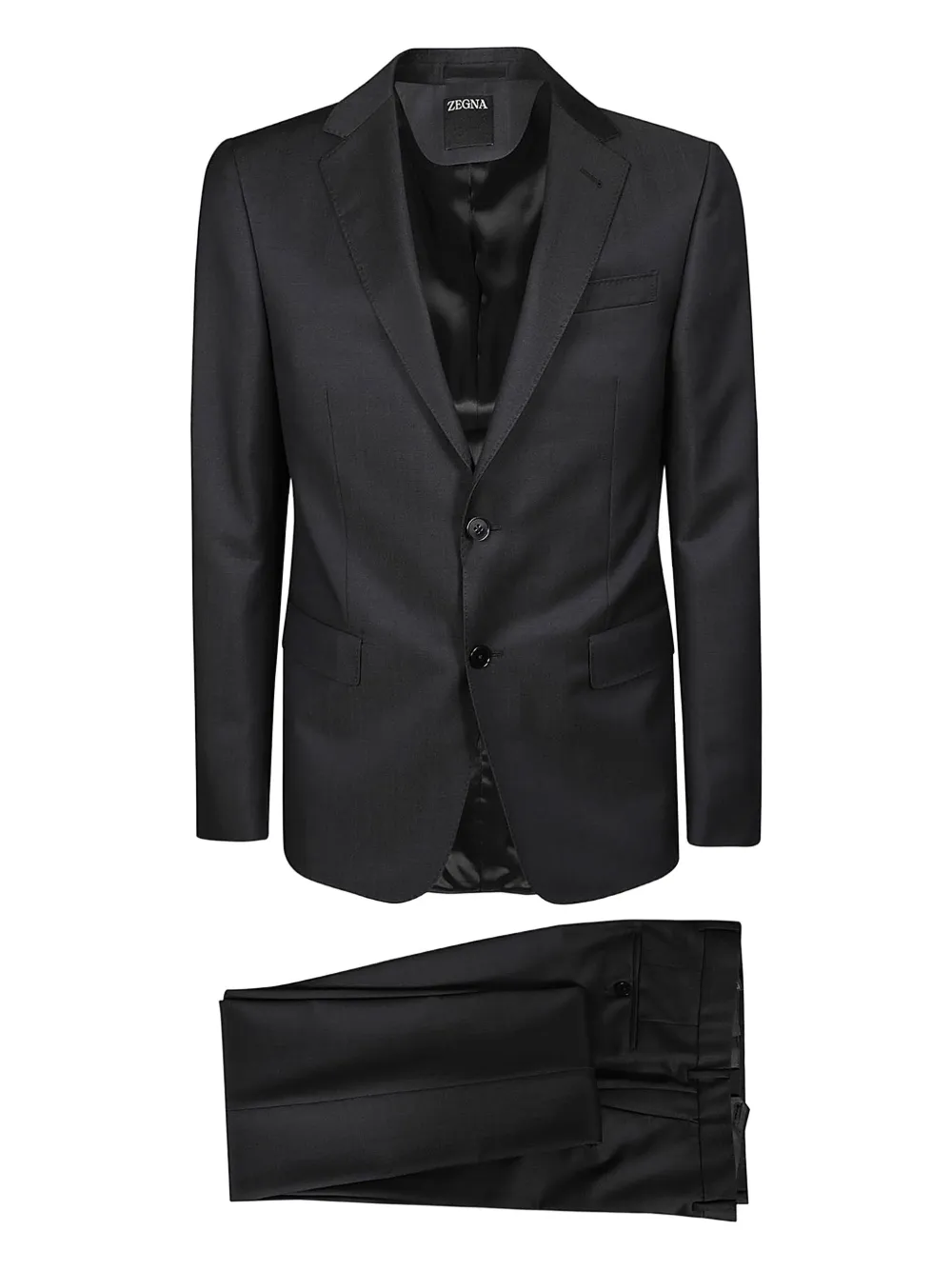 Zegna traje con dos botones | gris | Image 1