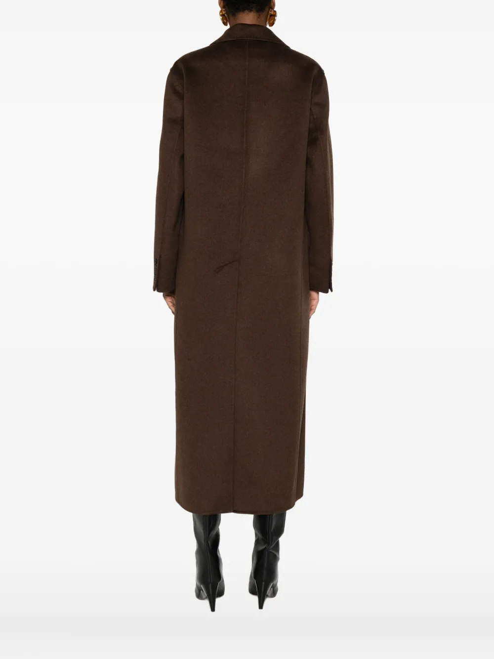 Paul & Joe Double-breasted Coat In Brown