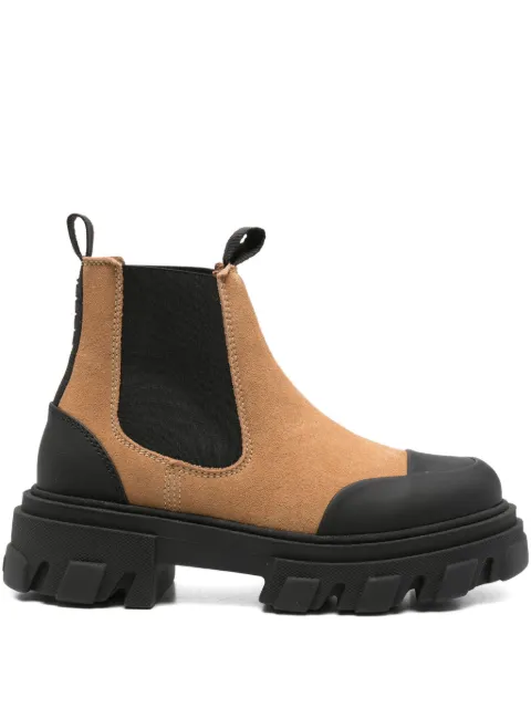 GANNI botas Chelsea con suela dentada