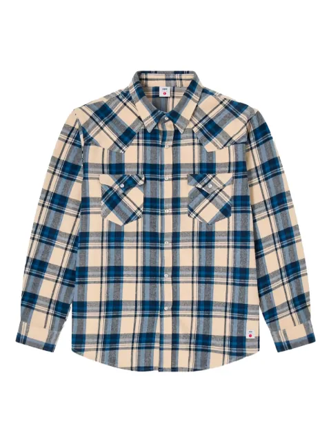 Edwin checked cotton shirt