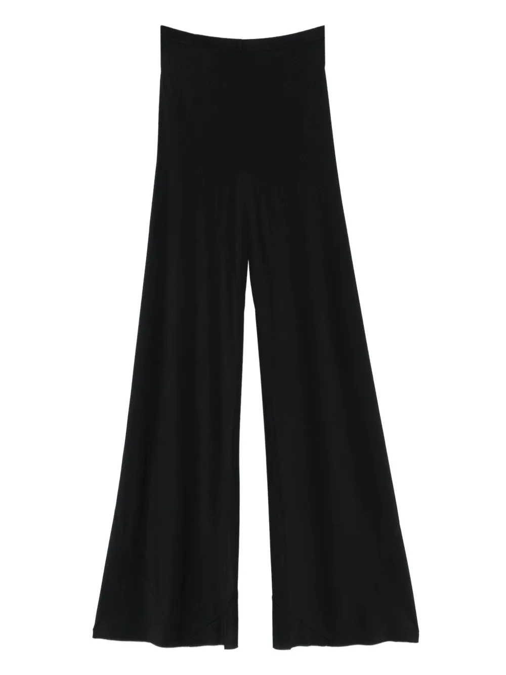 Rick Owens Flared Trousers In Black