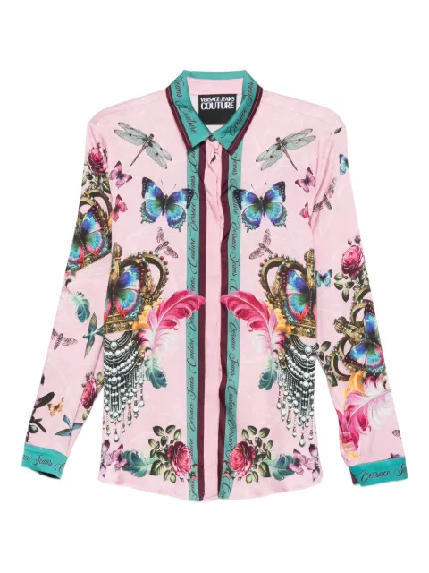 Versace Jeans Couture floral-print shirt