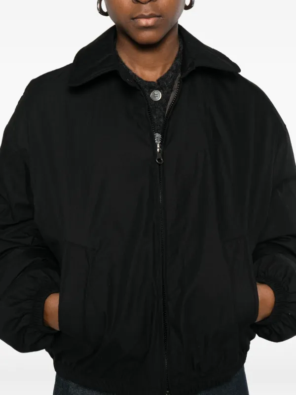 OUR LEGACY Avenue Puffa Zip Bomber Jacket | Black | FARFETCH