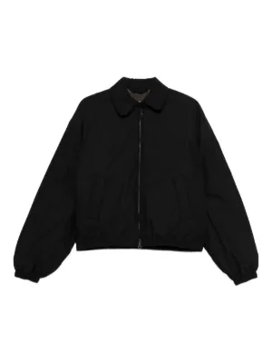Our legacy 黒 クロップドジャケット ジッパー付き OUR LEGACY Casino ジップ ジャケット | ブラック | FARFETCH JP