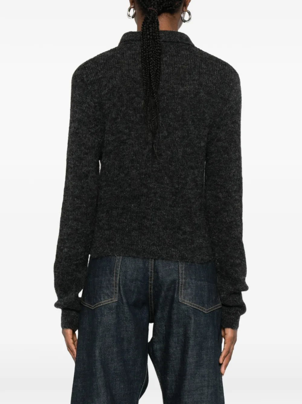 Our Legacy Mazzy Button Cardigan In Gray