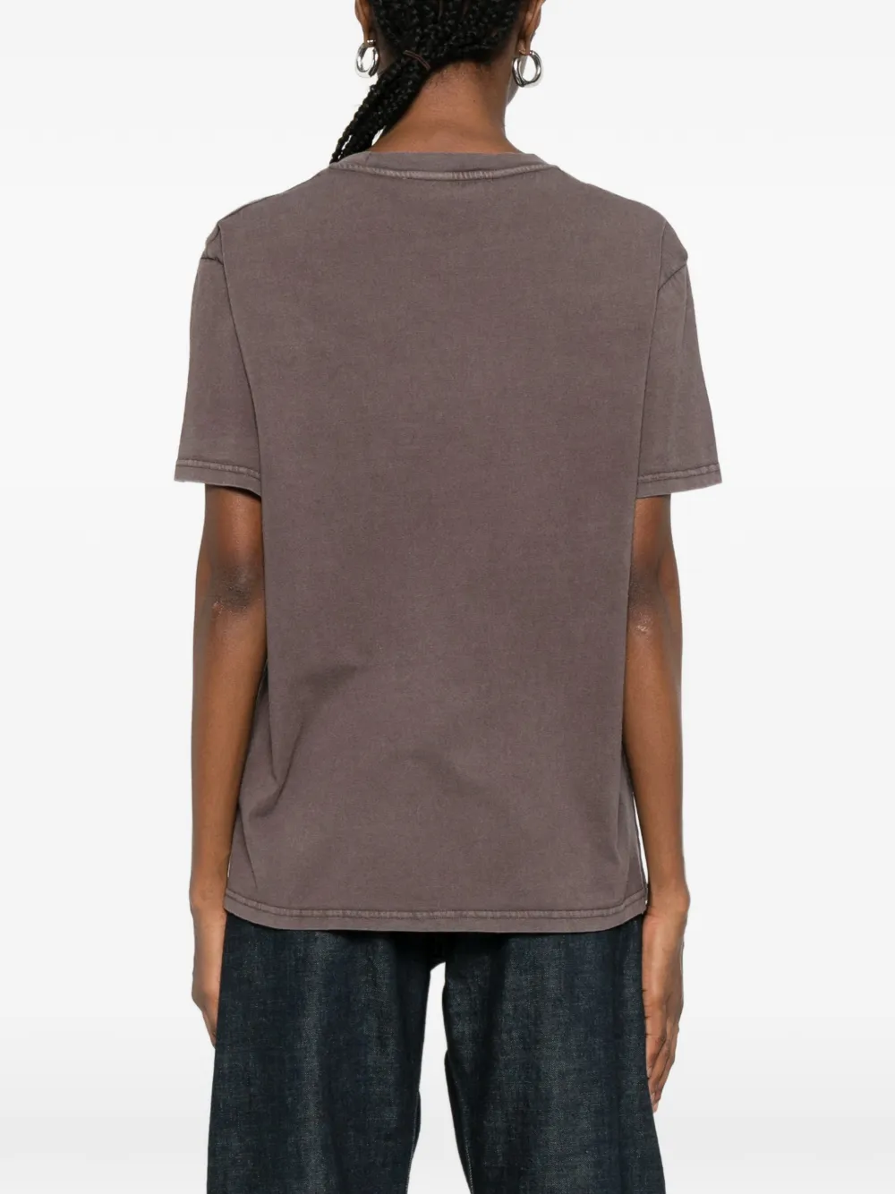 OUR LEGACY T-shirt met ronde hals Bruin
