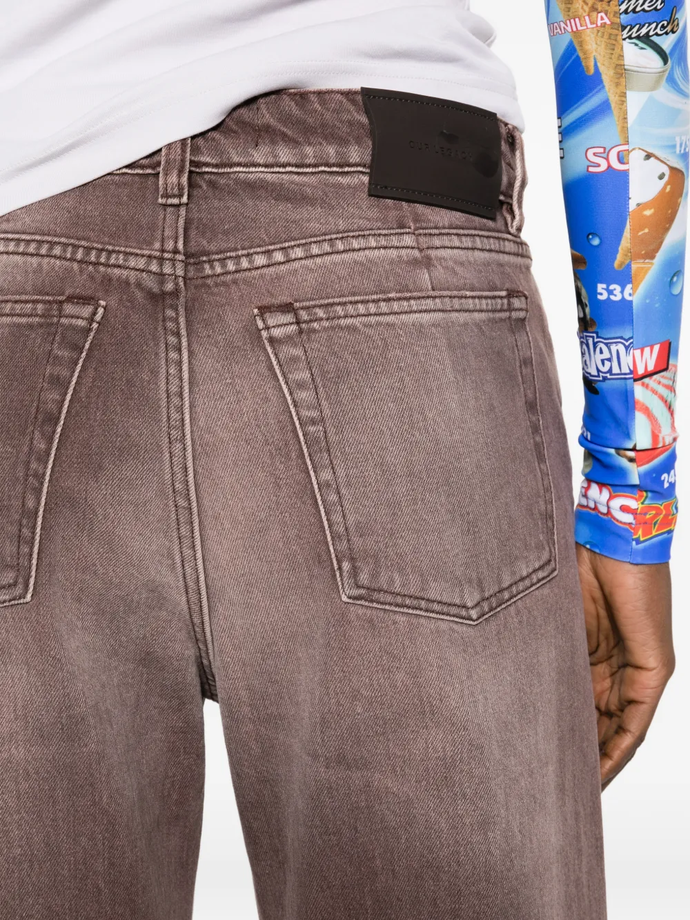 OUR LEGACY Treble Cut jeans Bruin