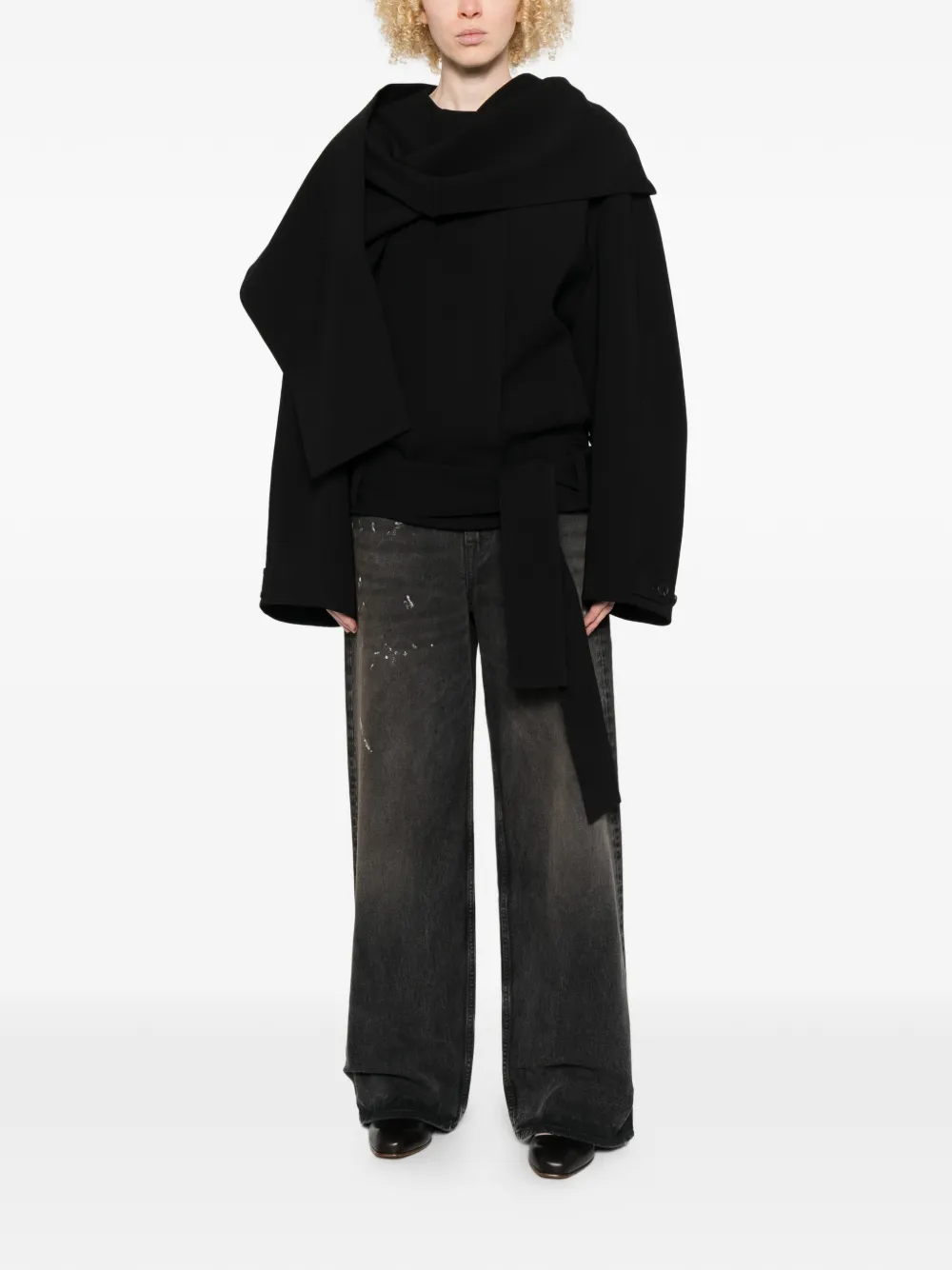 OUR LEGACY Full Cut jeans met gewassen effect Zwart