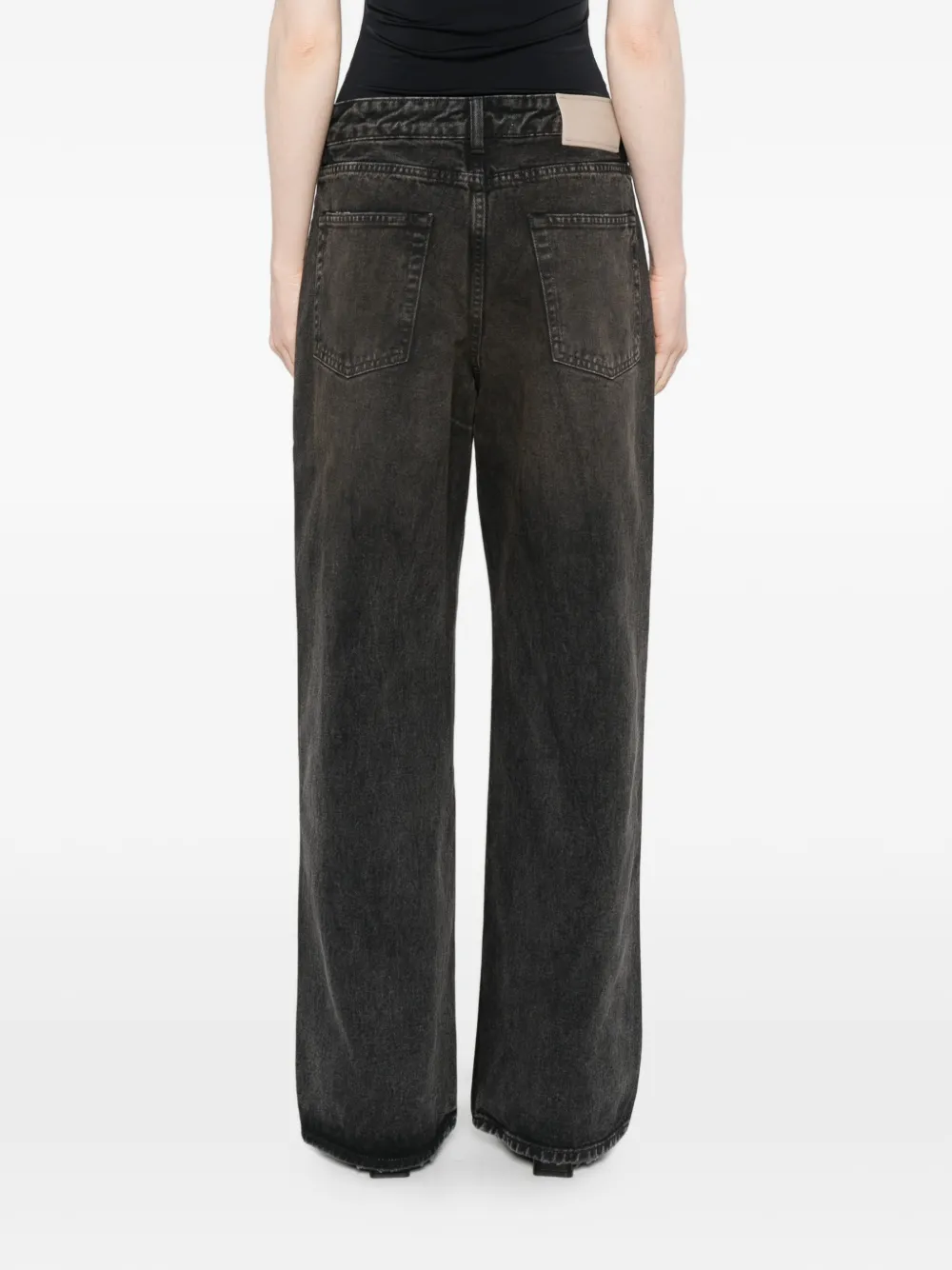 OUR LEGACY Full Cut jeans met gewassen effect Zwart