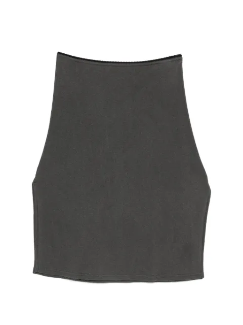 OUR LEGACY falda midi Picnic con ribete festoneado