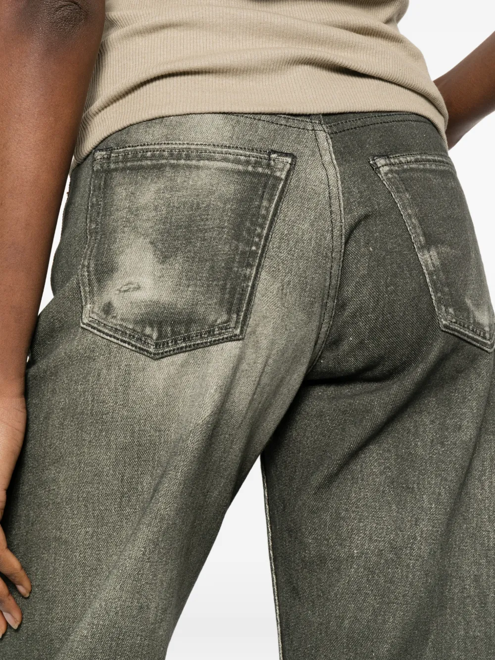 OUR LEGACY Wata Cut straight jeans Grijs