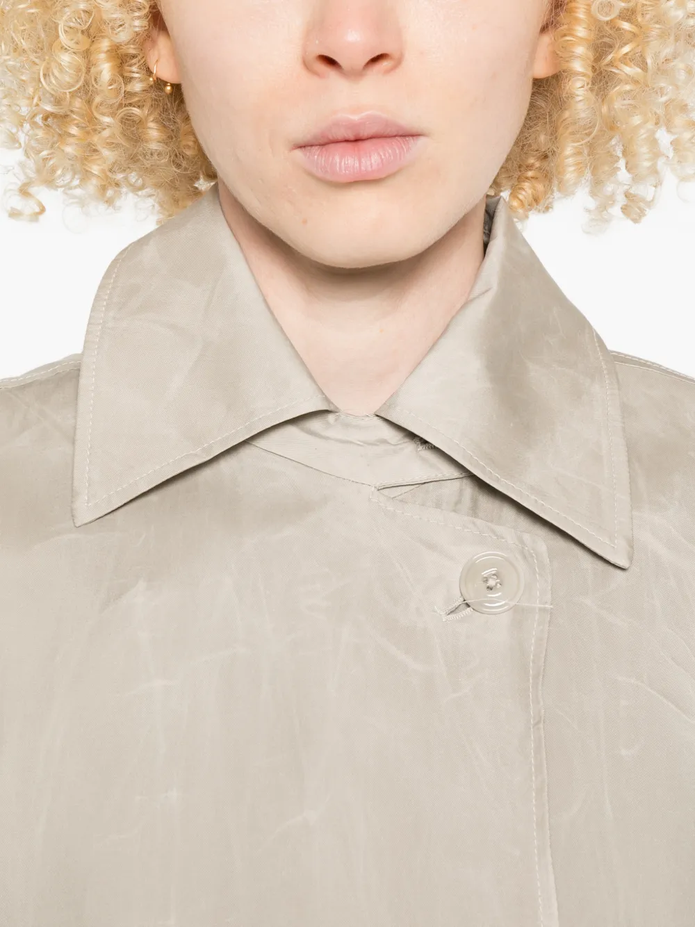 OUR LEGACY Capital Overcoat in Neutrals, view 5