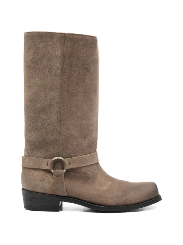 Golden Goose Square-toe Biker Boots in Brown