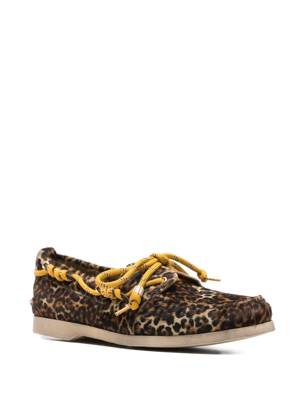 Golden Goose Loafers met luipaardprint Beige