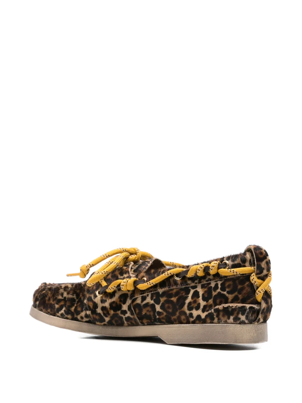 Golden Goose Loafers met luipaardprint Beige