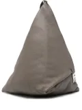 Ferragamo Gancini-buckle leather shoulder bag - Grey