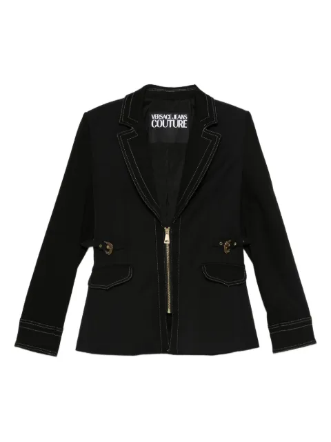 Versace Jeans Couture zip-up fitted jacket