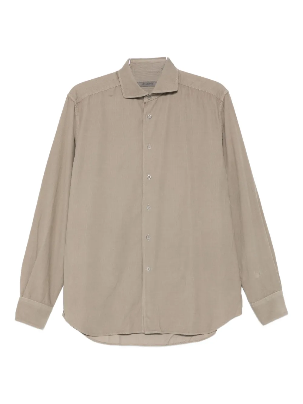 Corneliani Long-sleeved Shirt In Neutral