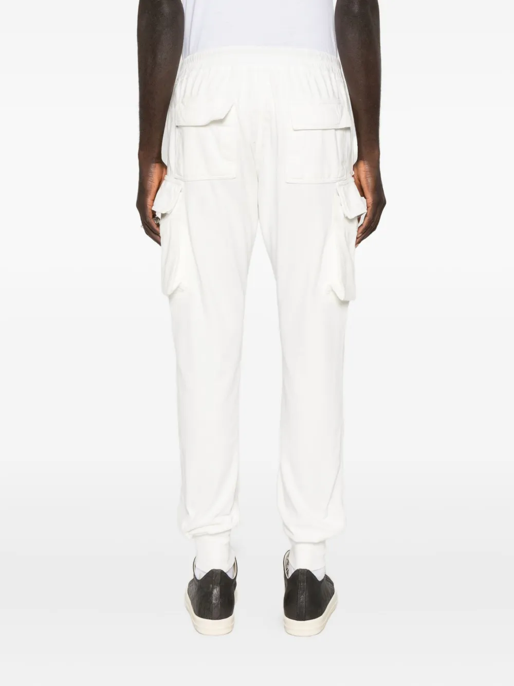 Rick Owens Drkshdw Mastodon-cut Cargo Pants In White