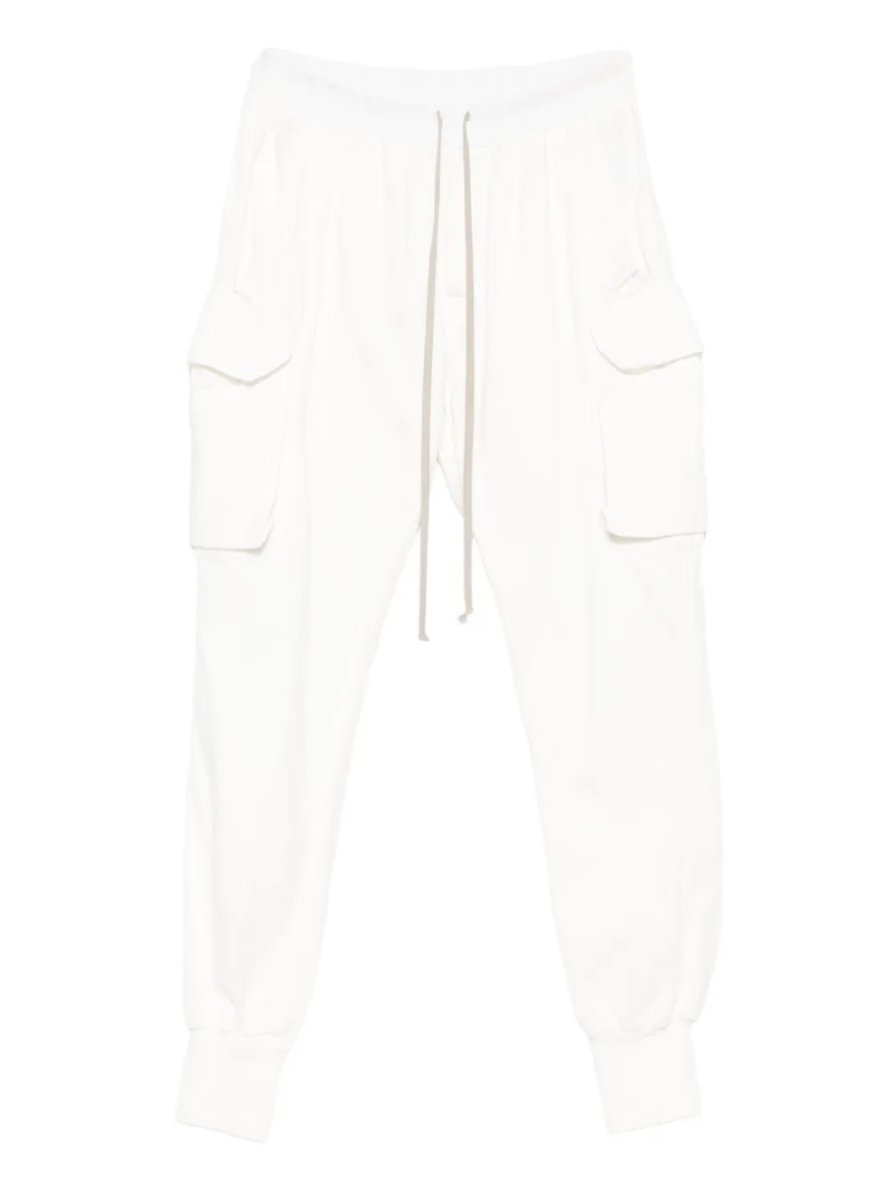 Rick Owens Drkshdw Mastodon-cut Cargo Pants In White