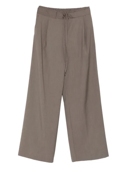 SO ALLURE drawstring-waist trousers