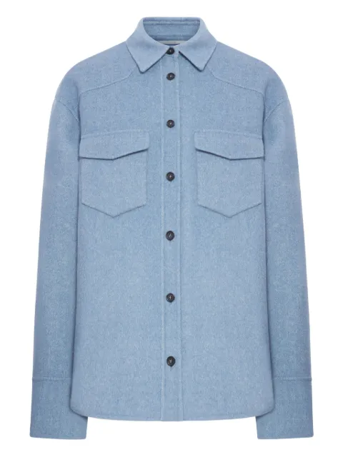 Sportmax  double-faced wool shirt