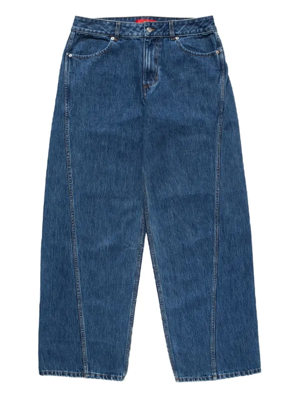 Eckhaus Latta ワイドジーンズ | ブルー | FARFETCH JP