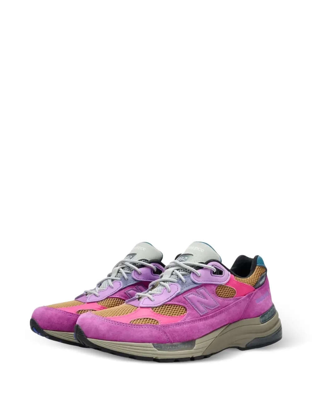 New Balance 992 low-top sneakers Roze