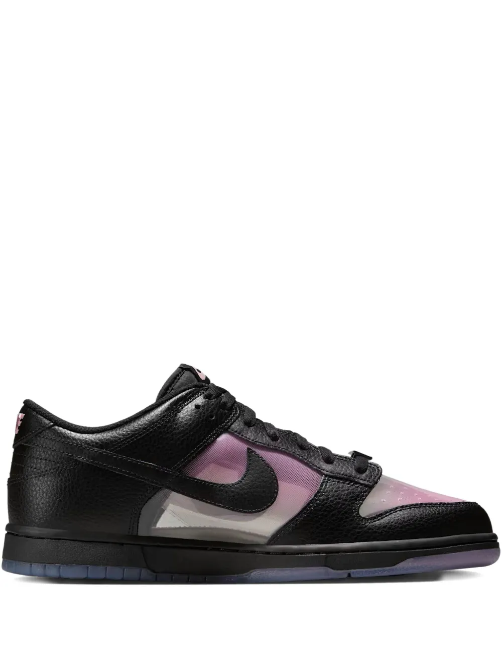 Nike Dunk "Transparent Black Pink Rise" sneakers Zwart
