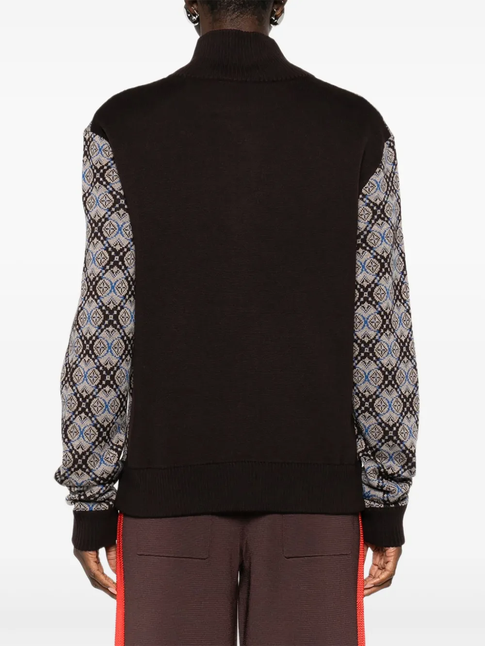 Wales Bonner Zip-up Sweatshirt In Multi