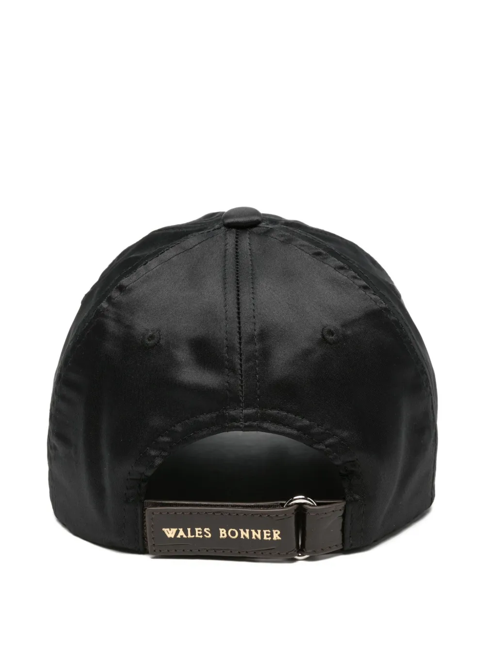 Wales Bonner logo-patch cap - Zwart