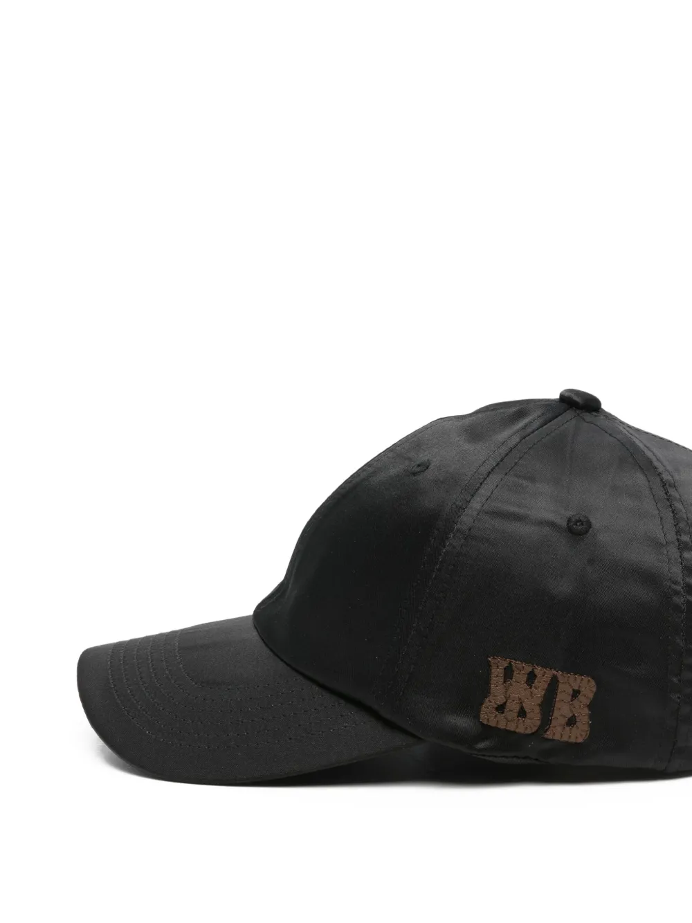 Wales Bonner Logo-patch Cap In Black
