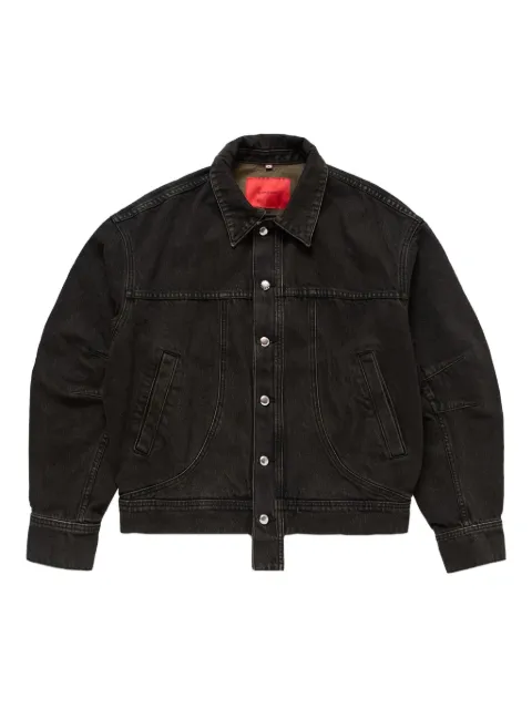 Eckhaus Latta panelled denim jacket