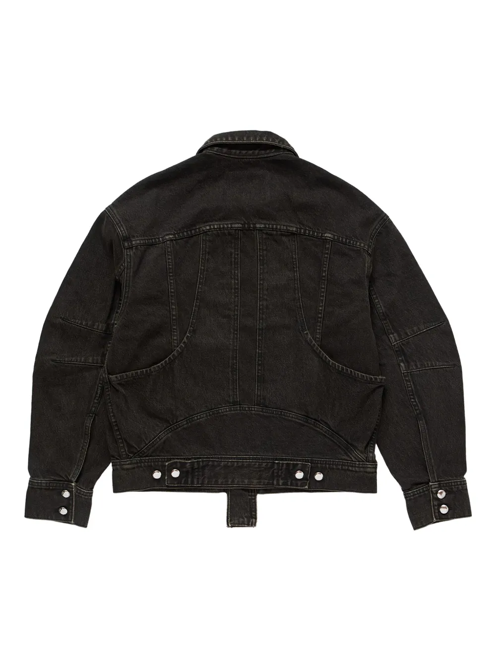 Eckhaus Latta El Jacket Redux Stone In Black